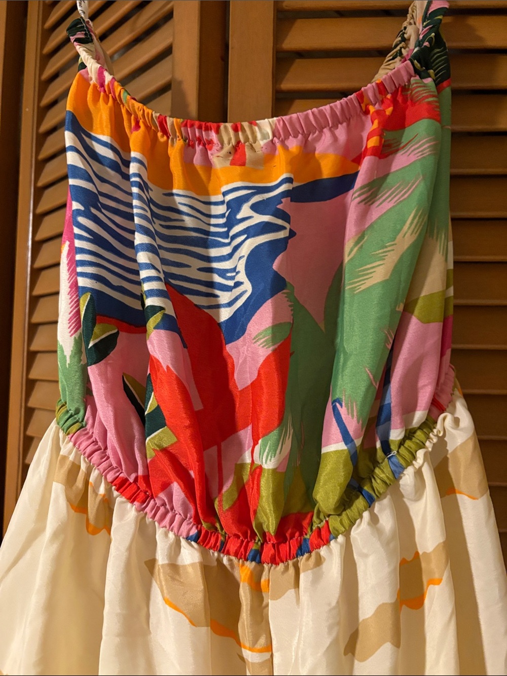 Tropical Print Maxi Romper - Picture 8 of 9